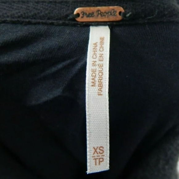 Free People Slouchy Anorak Jacket Notched Lapel Peacoat - Picture 4 of 4